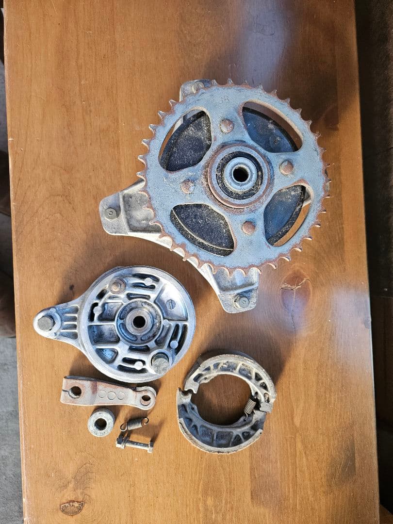 HONDA ダックス　リア　ハブ 楽天市場】ミニモト ダックス純正タイプリアハブAssy : ミニモト