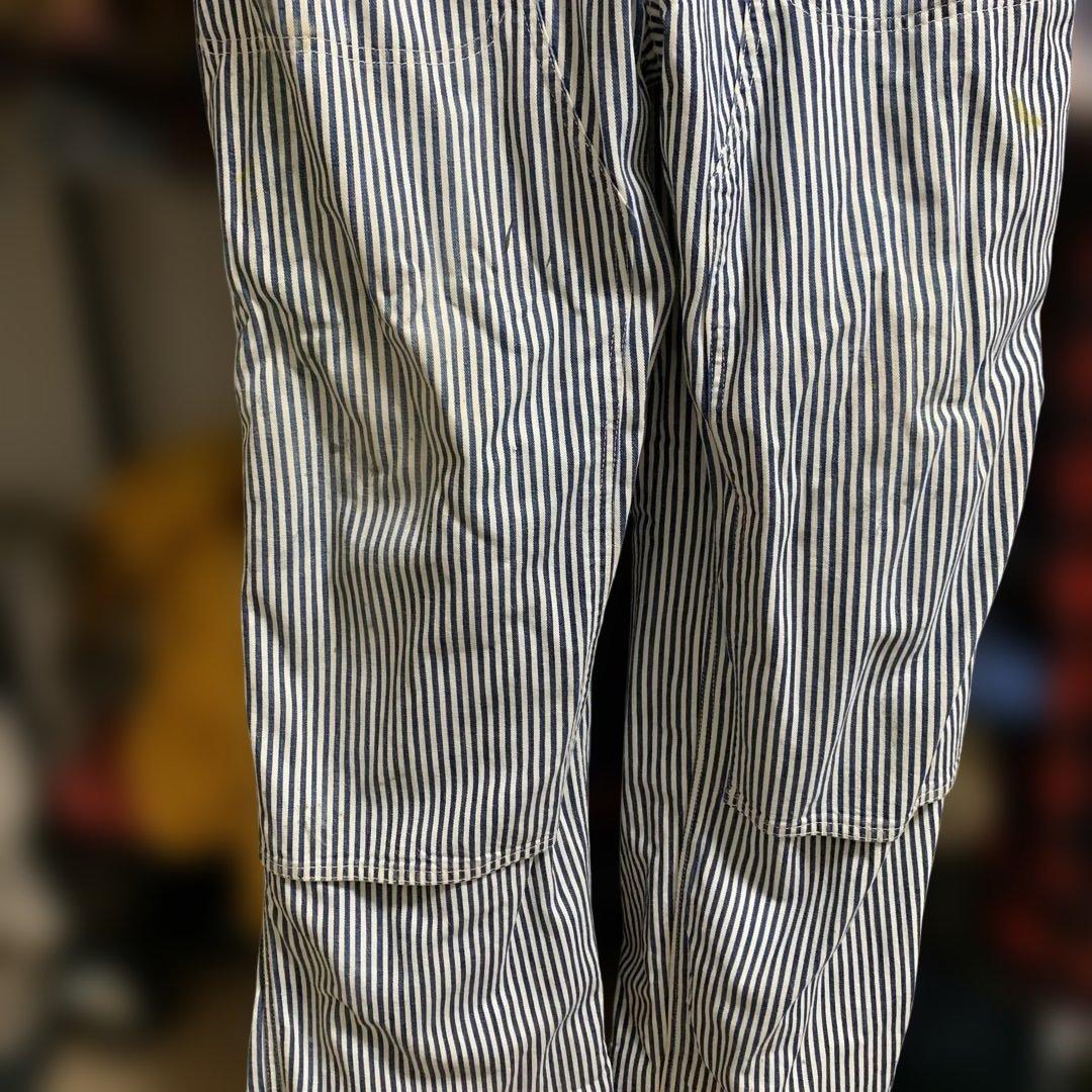 50s PENNEY'S PAY-DAY ヒッコリーダブルニー エプロン付き 50s