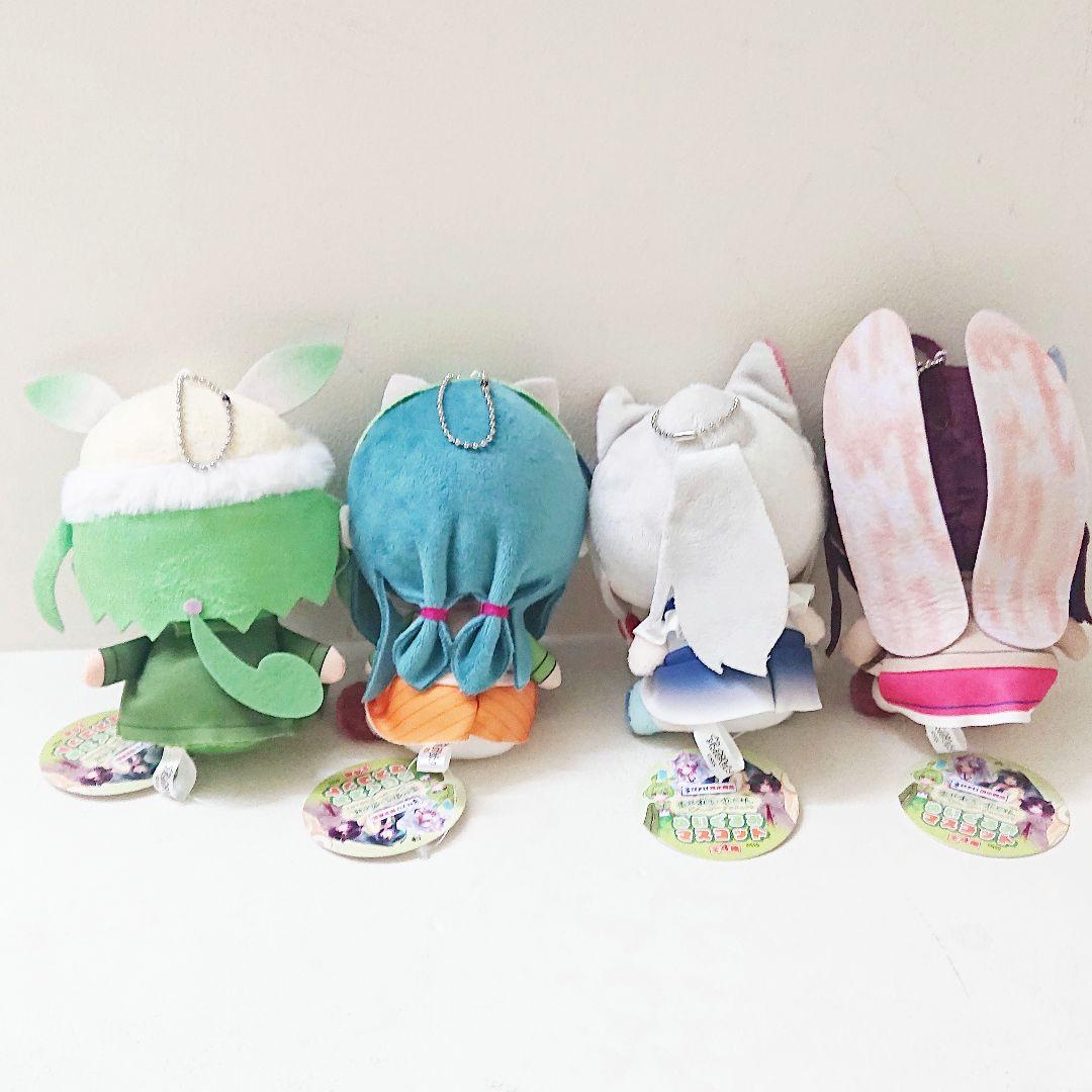 東北ずん子 ずんだもん プロジェクト ぬいぐるみマスコット BC 【4点