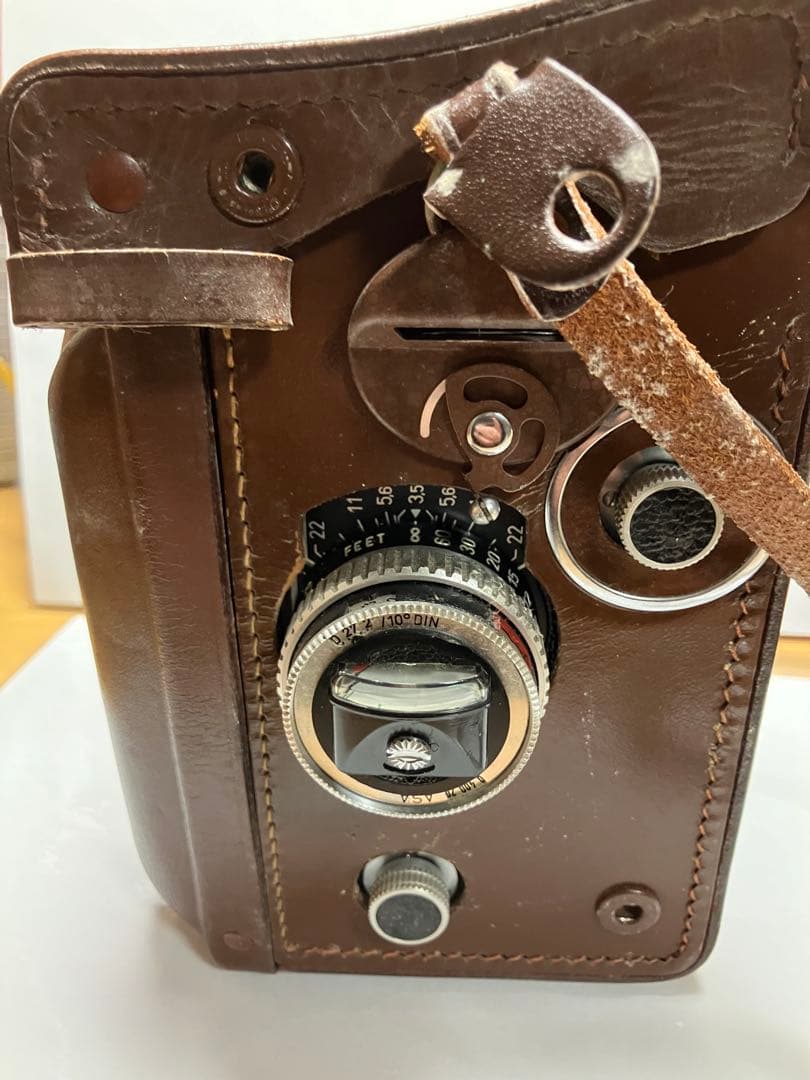 Rollei Flex フィルムカメラ ブラウン 二眼レフカメラ Rollie Flex T｜歩きまわる写真館・ひらい