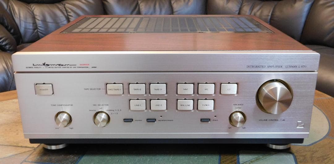 LUXMAN L-570 ピュアA級プリメインアンプ - メルカリ