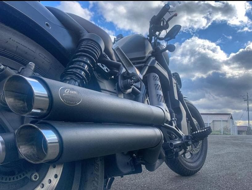 ホンダ レブル250 500 マフラー Gem classic - メルカリ