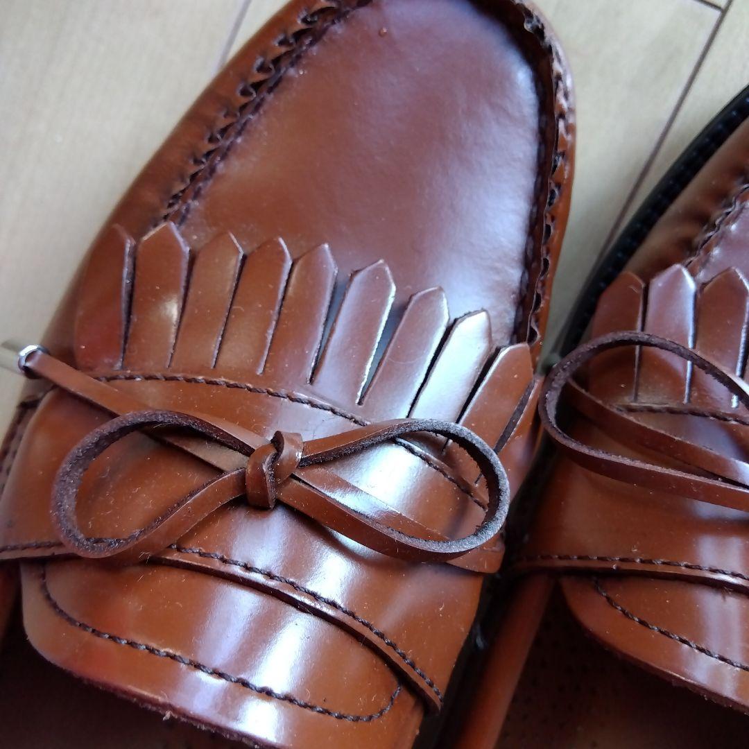 G.H. BASS WEejuns ブラウン ローファー 靴裏汚れあり ガム汚れ