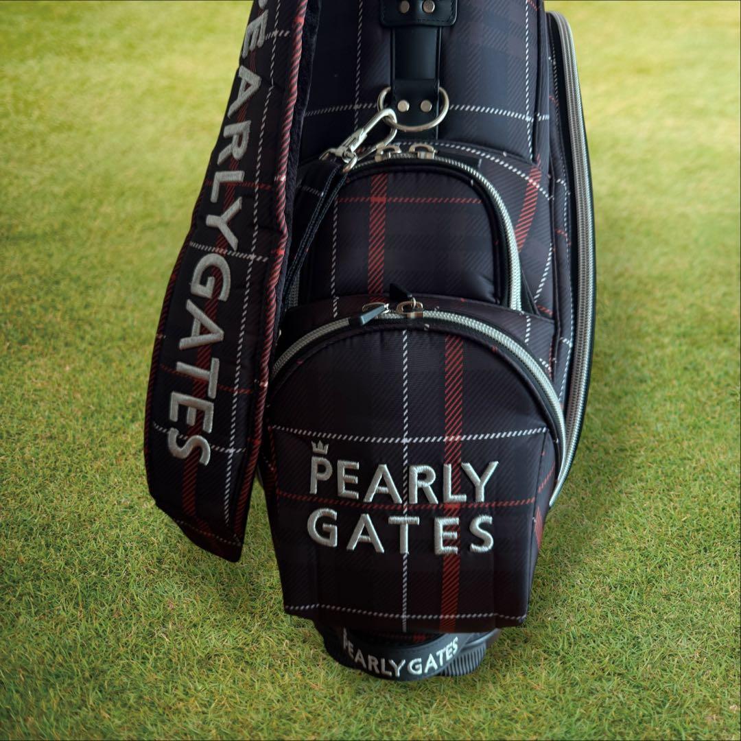 現行モデル 限定品 パーリーゲイツ キャディバッグ ノバチェック