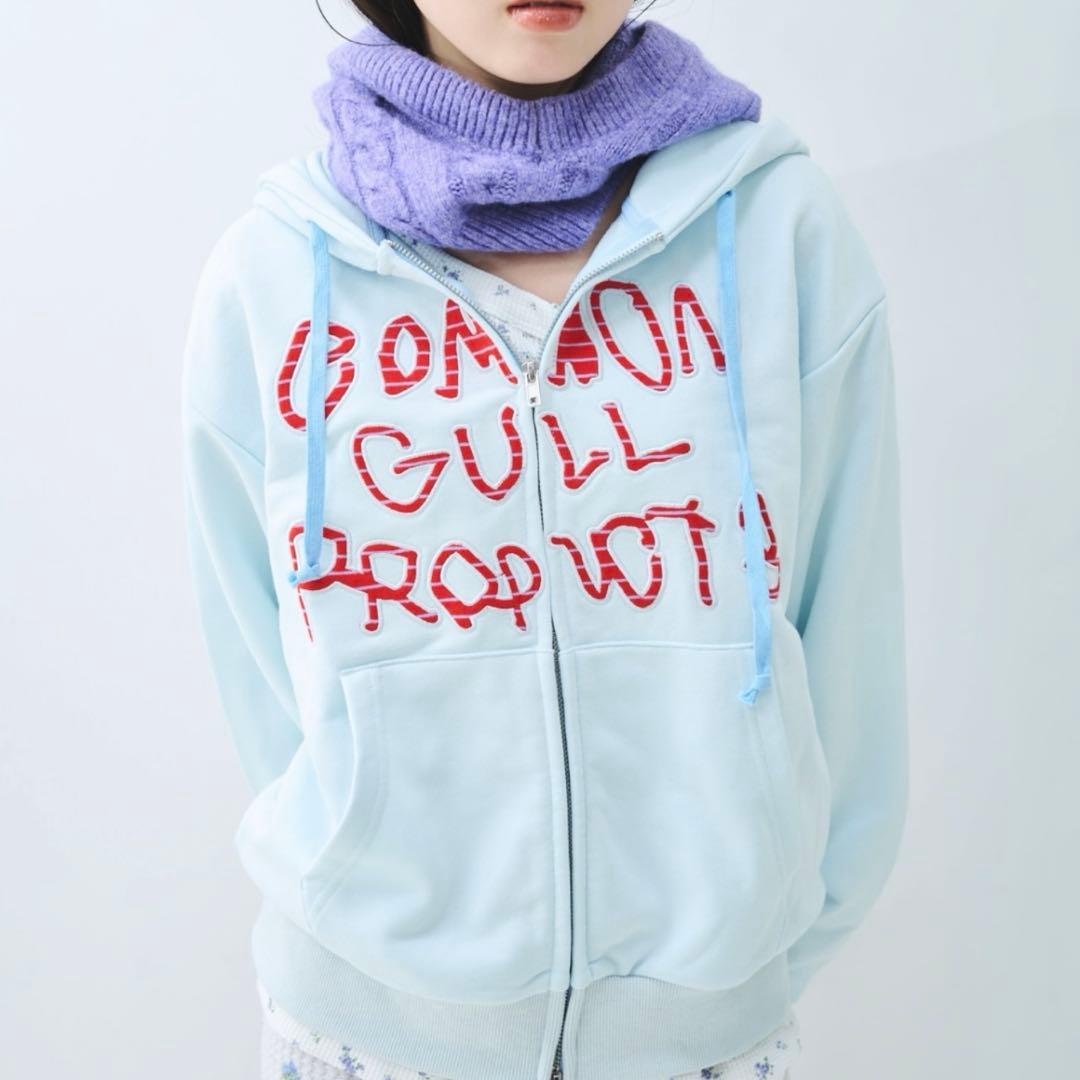 Common gull products. パーカー Mサイズ ライトブルー - メルカリ