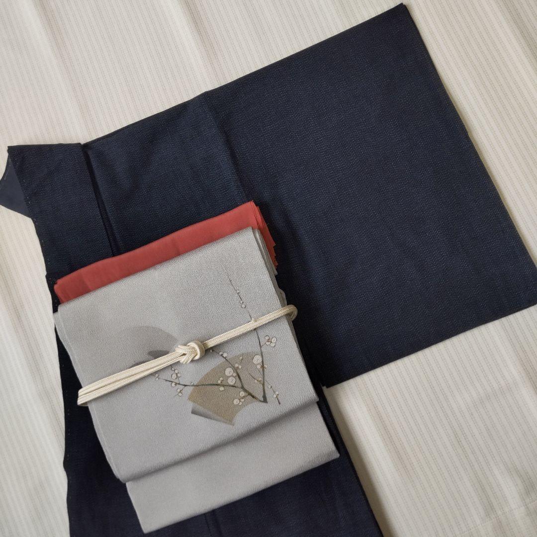 名古屋帯】未使用品✣やわらかな春待ちの梅 ― 手描き 406cm - メルカリ