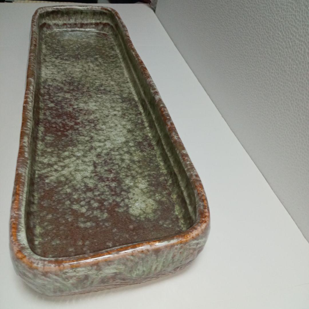 水盤(65cm)華道具 茶道 池坊 変形花器 生け花 小原 草月 花瓶 自由花