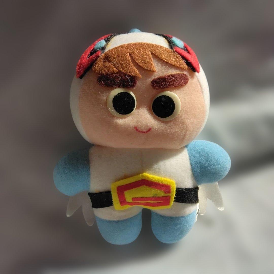 昭和レトロ非売品新品未使用未開封ガッチャマンヒーローぬいぐるみ同種