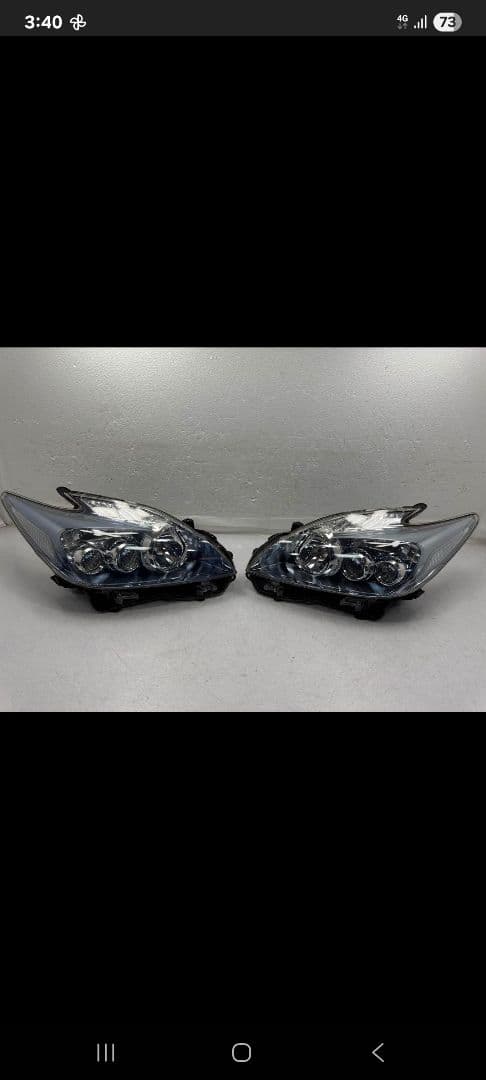 ZVW30 トヨタ プリウス 前期 左右セット ヘッドライト 47-30 楽天市場】□プリウスZVW30前期□トヨタPRIUS純正USヘッドライト左右