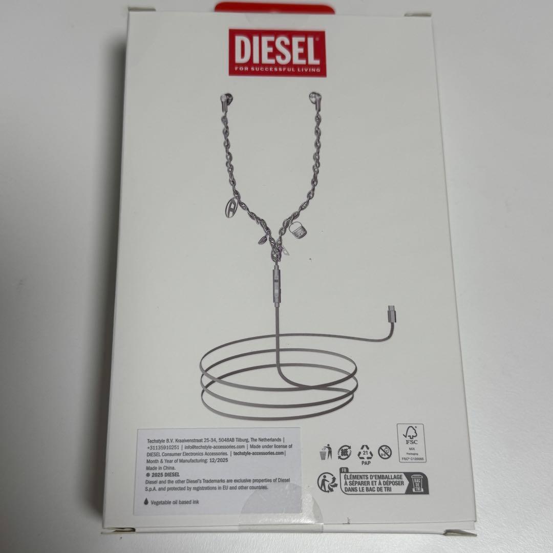 未使用品】DIESEL wired earbuds 有線 イヤホン - メルカリ
