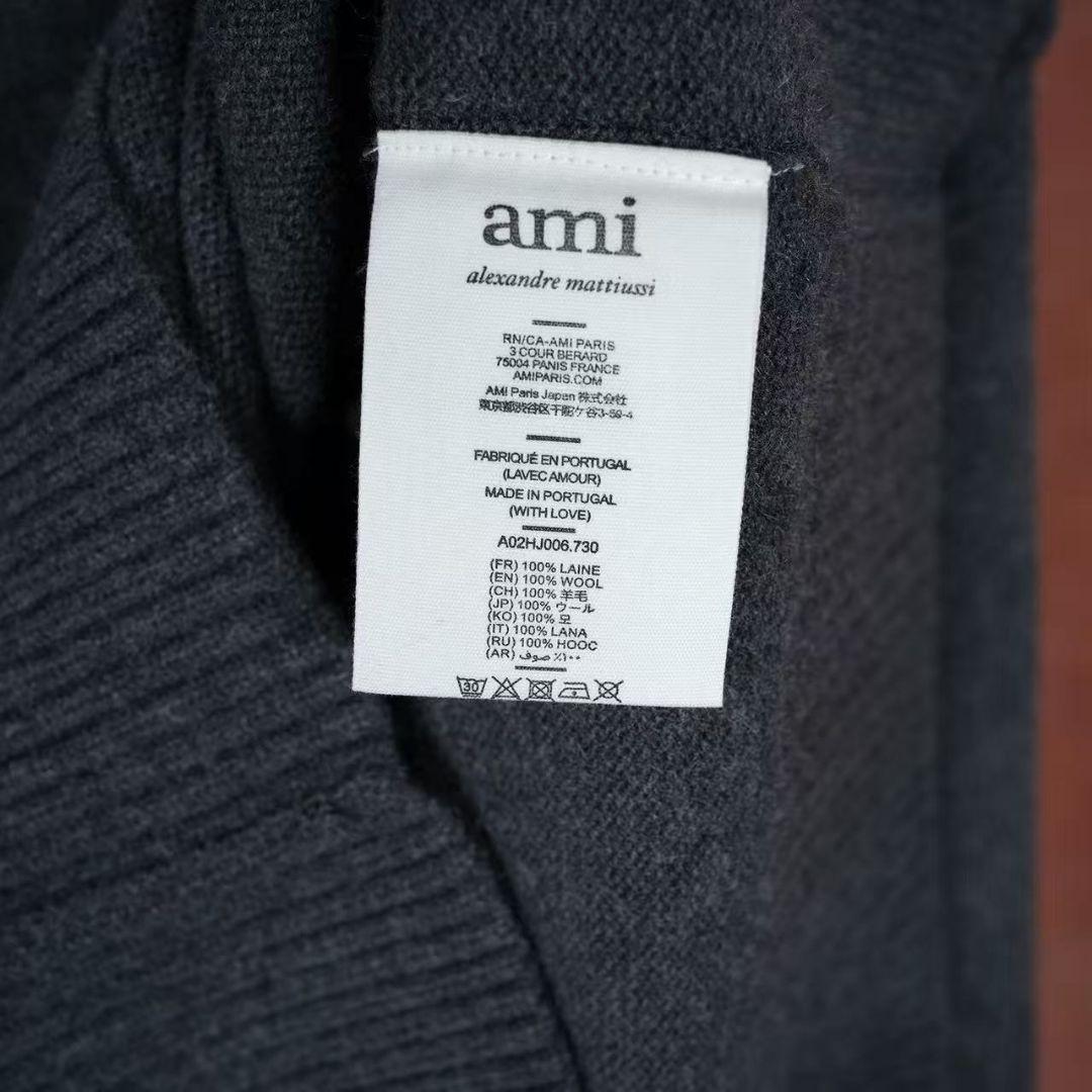 新品】AMI PARIS グレー セーター ハート刺繍 - メルカリ