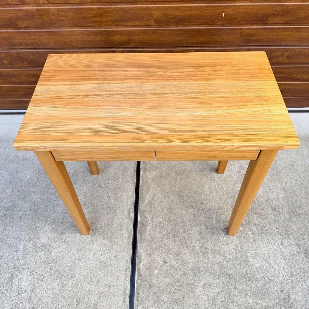 廃盤 美品 無印良品 デスク 学習机 タモ 引き出し付き - メルカリ