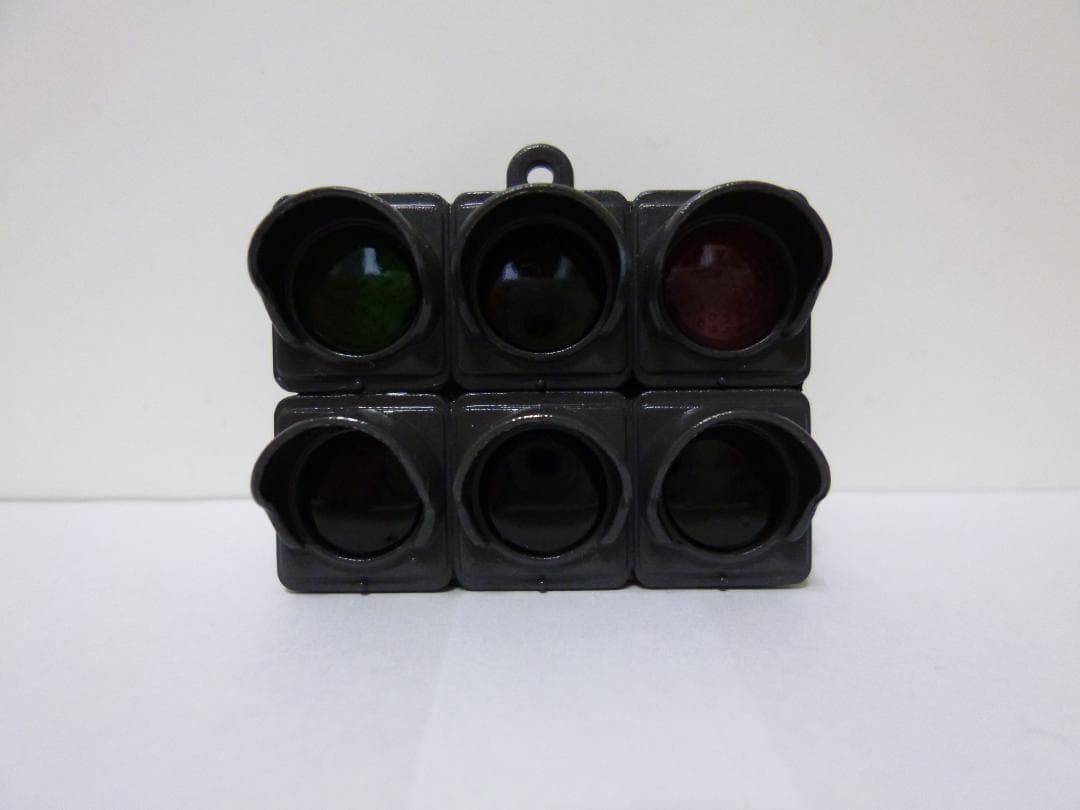 本物志向改造 信号機ガチャ（青色矢印3灯 ブラックグレー マニュアル