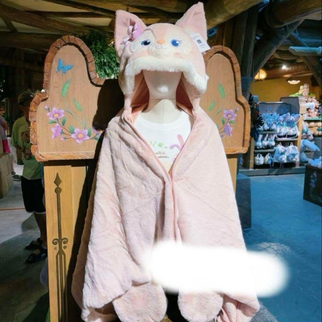 正規品】上海ディズニー リーナベル フード付き ポンチョ ブランケット