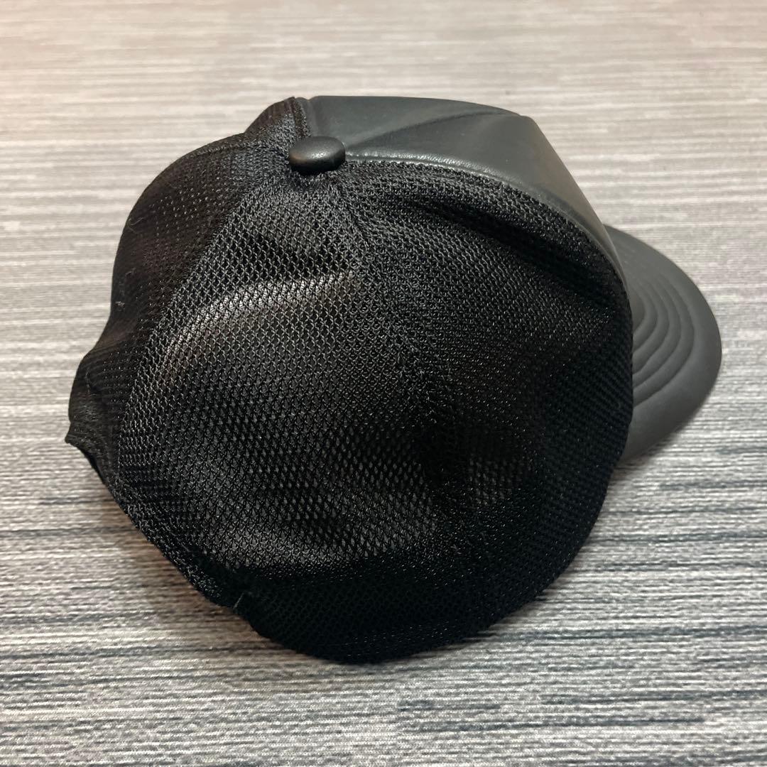 COOTIE Faux Leather 5 Panel Mesh Cap