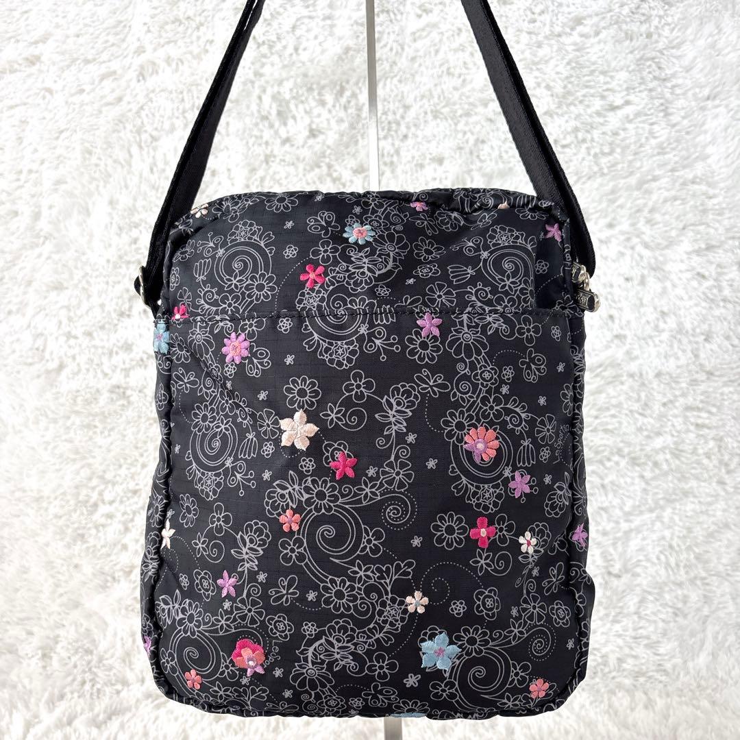 LeSportsac レスポ ショルダー ルプティブーケ ハワイ限定 花 刺繍