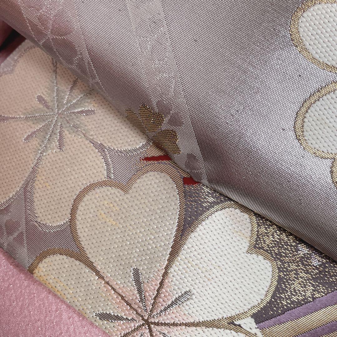 色無地 フルセット 三つ葉竜胆 紗綾形地紋 東京ますいわ屋 シンプル