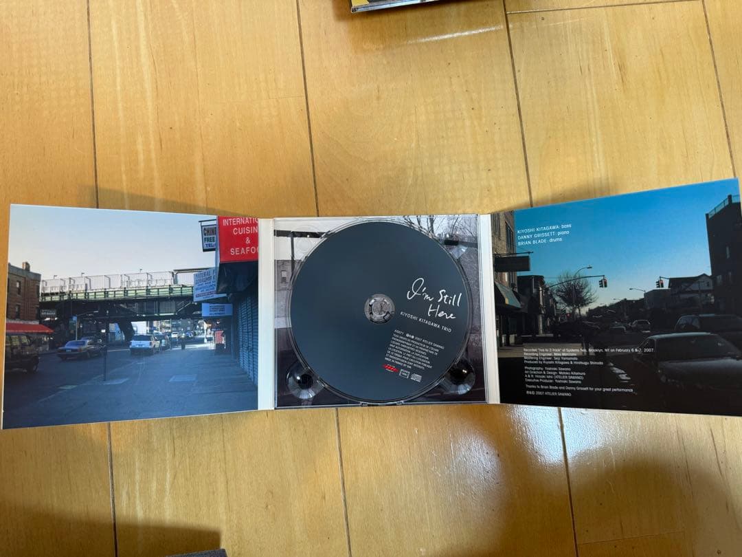 北川潔トリオ　ケニーバロン、ブライアンブレイド　直筆サイン入り