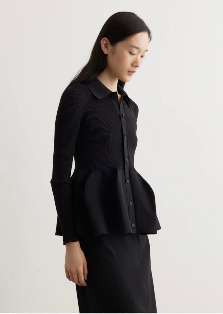 CFCL POTTERY SHIRTS CARDIGAN カーディガン　黒 レディース】POTTERY CARDIGAN | CFCL(シーエフシーエル) / トップス