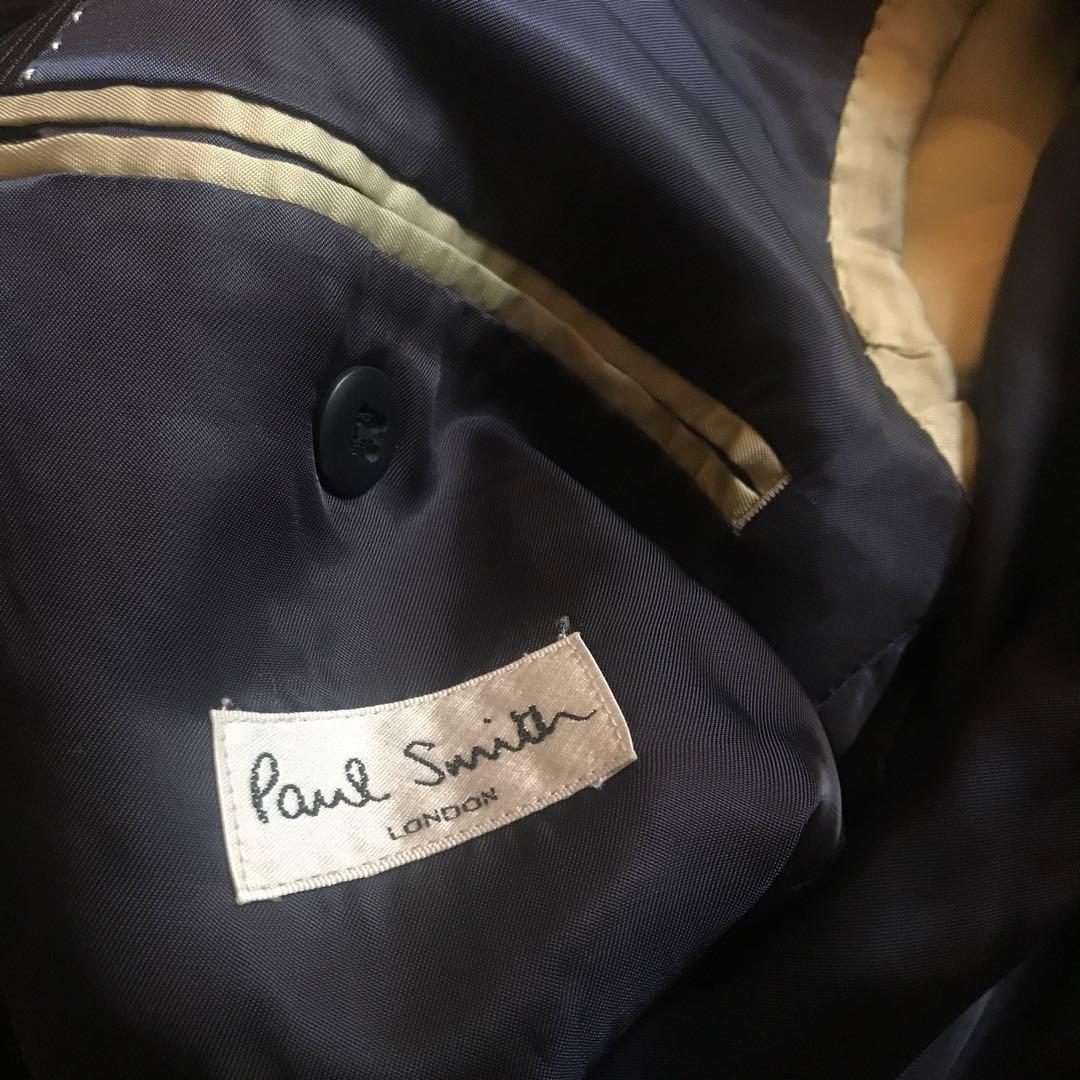 Paul Smith ネイビー ストライプ ビジネスジャケット - メルカリ