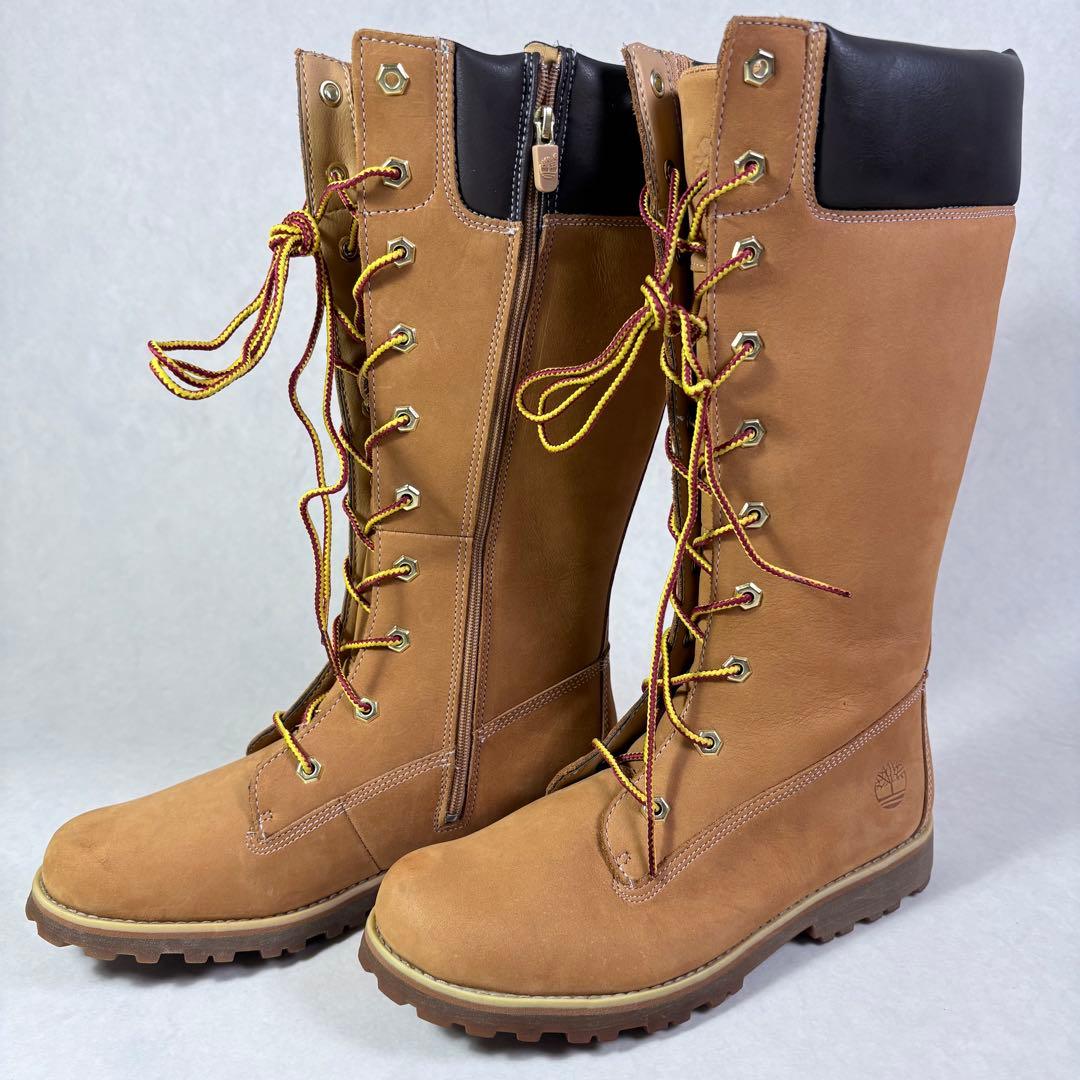 【デッドストック】Timberland ロングブーツ 23.5cm 未使用 箱付
