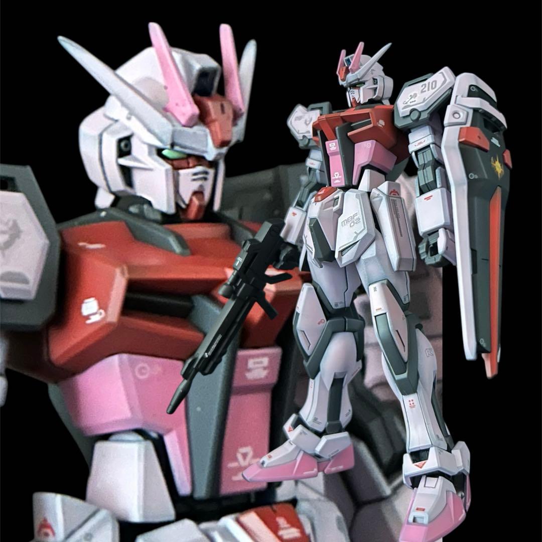 ガンプラ塗装済完成品 EGストライクガンダム三体+オプション