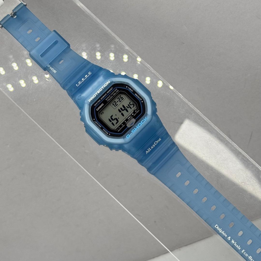 未使用 箱説タグ付G-SHOCK GW-5600KJ イルクジ限定 スカイブルー
