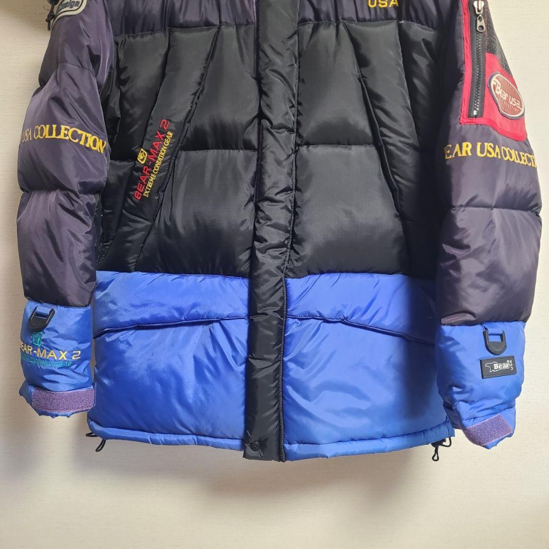 ベアー Bear MAX2 ダウンジャケット ロゴ 刺繍 ヴィンテージ 90's
