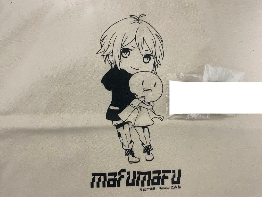 激レア！まふまふ　ETAトートバッグ ハッピーフェイス レディエマ 新刺繍 多機能 2WAY トートバッグ 大