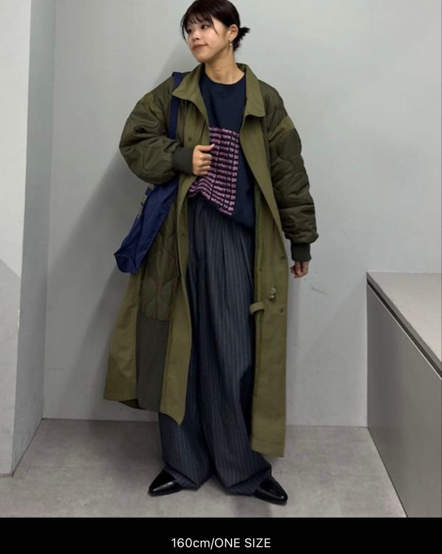 nakajin様 専用コート エシンタ 切替マキシミリタリーコート - メルカリ