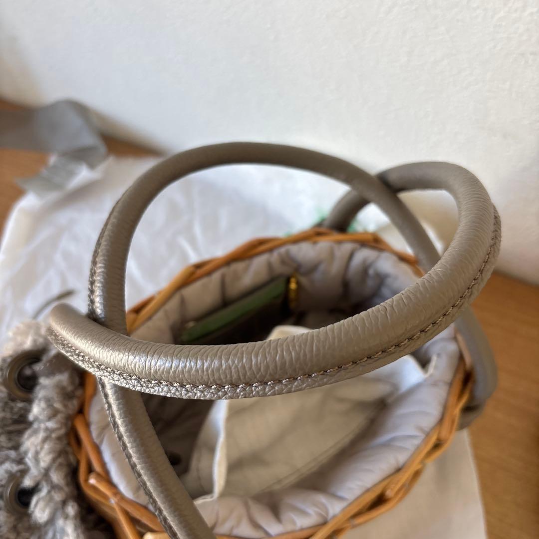 エバゴス フニュシュリンク スウィートPバスケット カシミヤ グレー