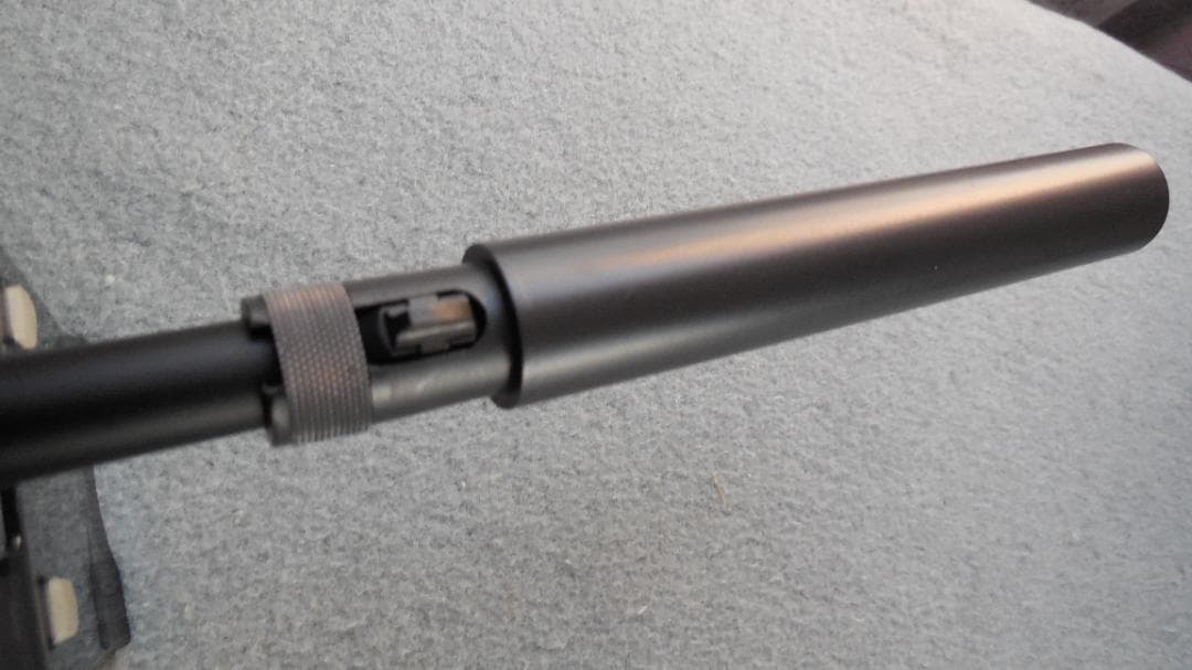 マルゼン ワルサーP38 ac41ガスガン専用 サイレンサー 差し込みワンロック