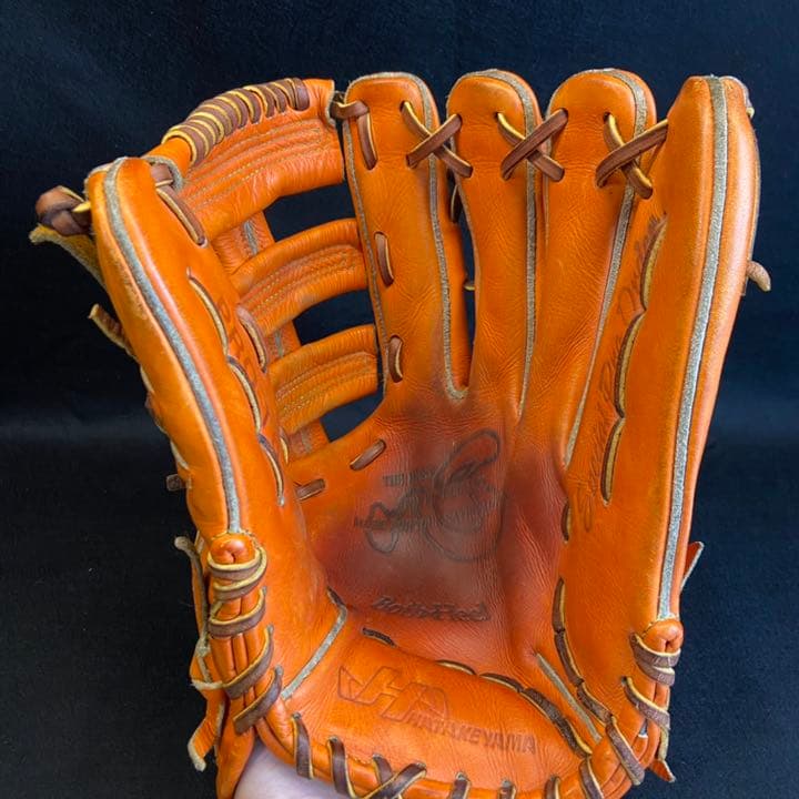 お宝品】阪神タイガース金本知憲実使用支給品グローブハタケヤマ硬式用