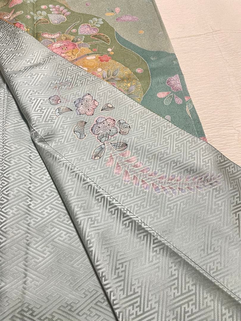 訪問着フルセット 辻ヶ花 絞り 金彩 正絹 ガード加工済み - メルカリ