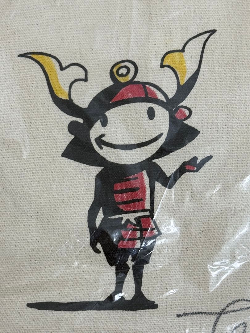 野口哲哉 作家直筆サイン直筆彩色入り トートバッグ 野口哲哉展