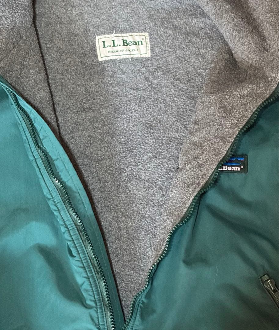 90s L.L.bean USA製ウォームアップジャケットXL シェルドシンチラ