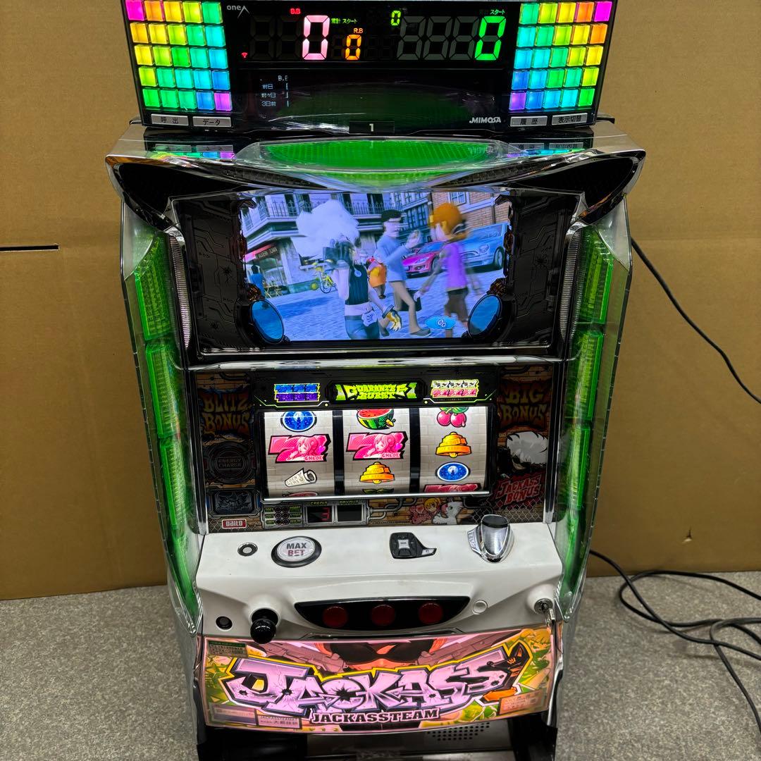 5号機 ジャッカスチーム 実機 家庭用フルセット！ 送料込】 パチスロ スロット実機 ジャッカスチーム - メルカリ