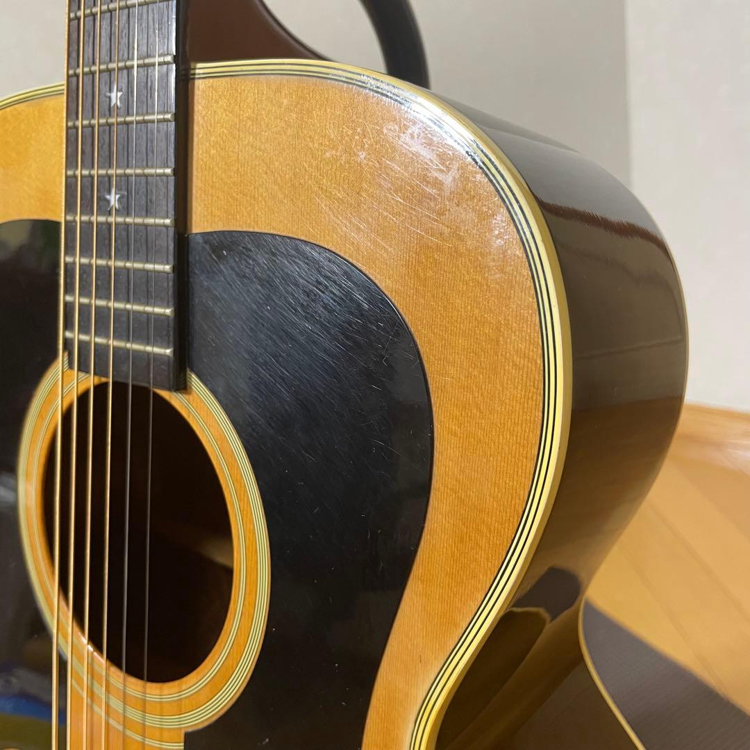 morris モーリス WJ-30 アコースティックギター 星インレイ - メルカリ