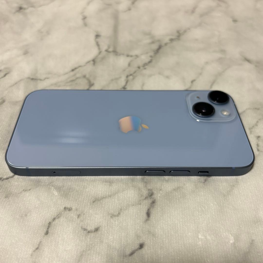 iPhone 14 128GB ブルー バッテリー100% - メルカリ