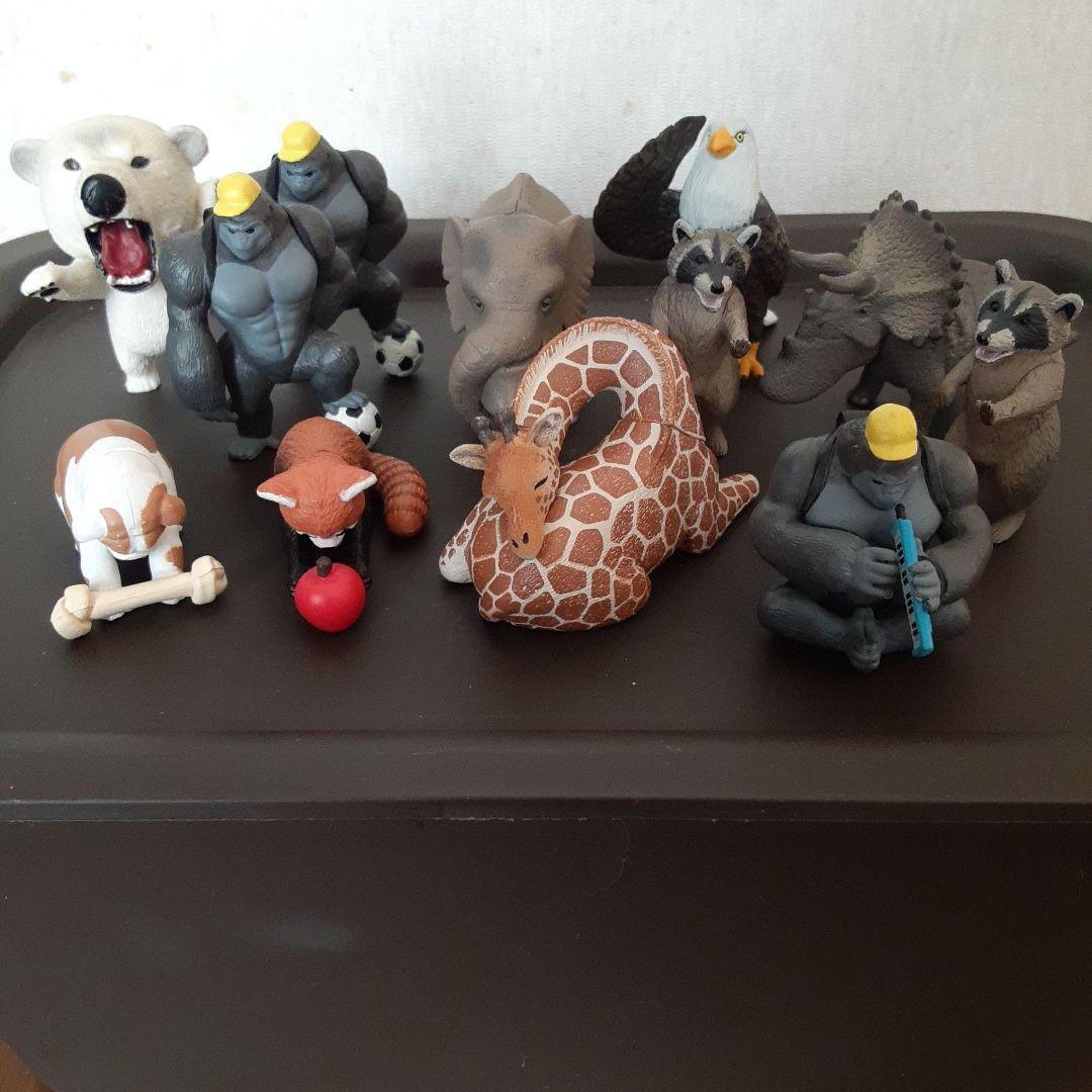 ガチャガチャ動物系 12個まとめ売り - メルカリ