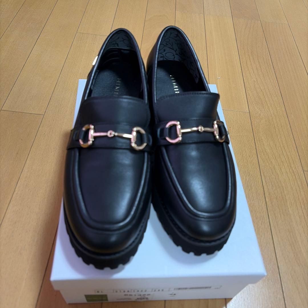 HIMIKO 卑弥呼ブラック厚底ローファー24.５センチ 楽天市場】【再値下げ30%オフ！】【SALE】ローファー レディース