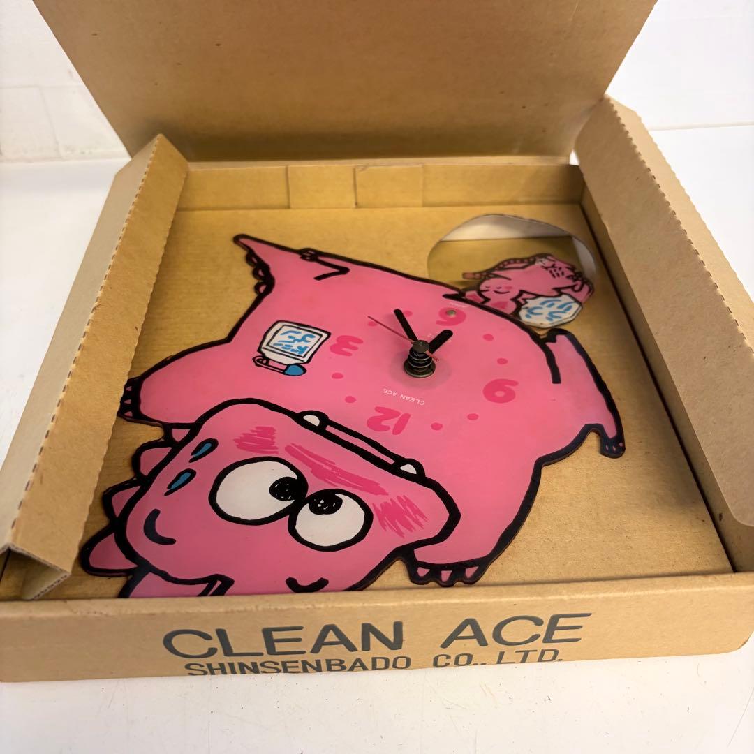 ひ*ゃ様 レア 昭和レトロ ドジゴン スイング掛時計 箱付 振り子時計