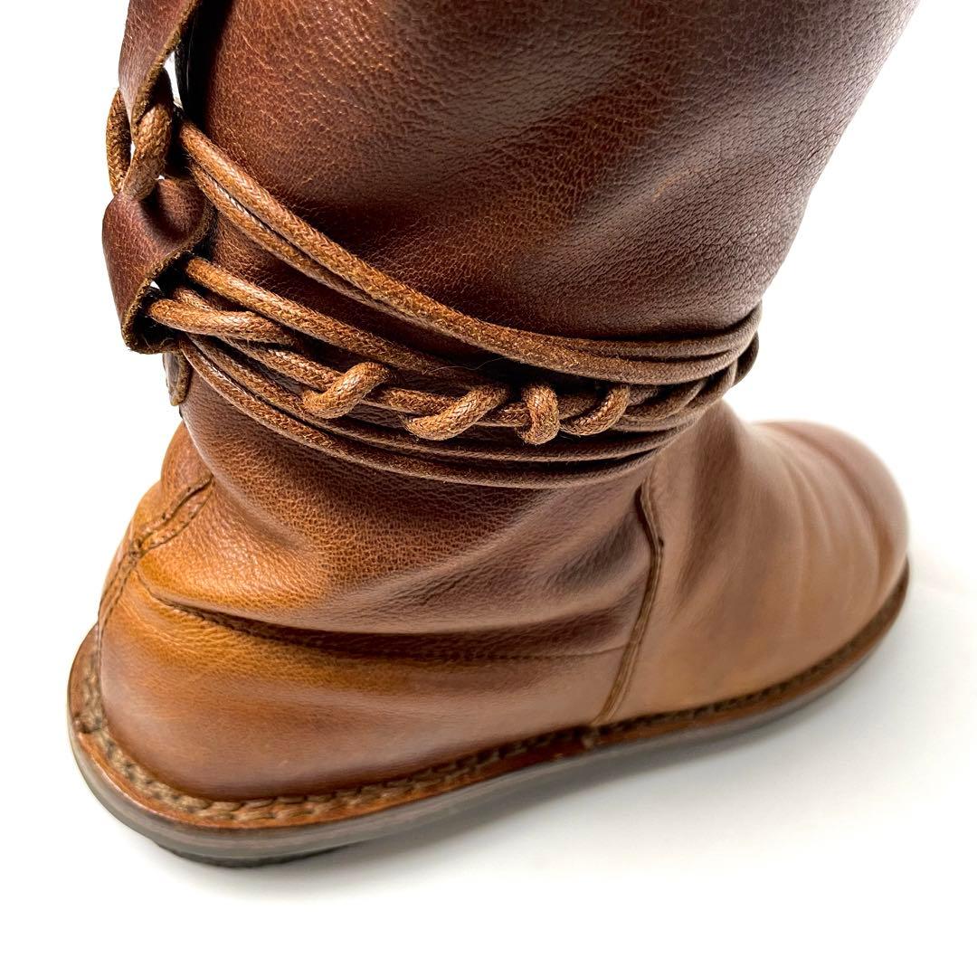 trippen トリッペン 39メキシコ ロングブーツ 革紐 訳あり 美品 - メルカリ