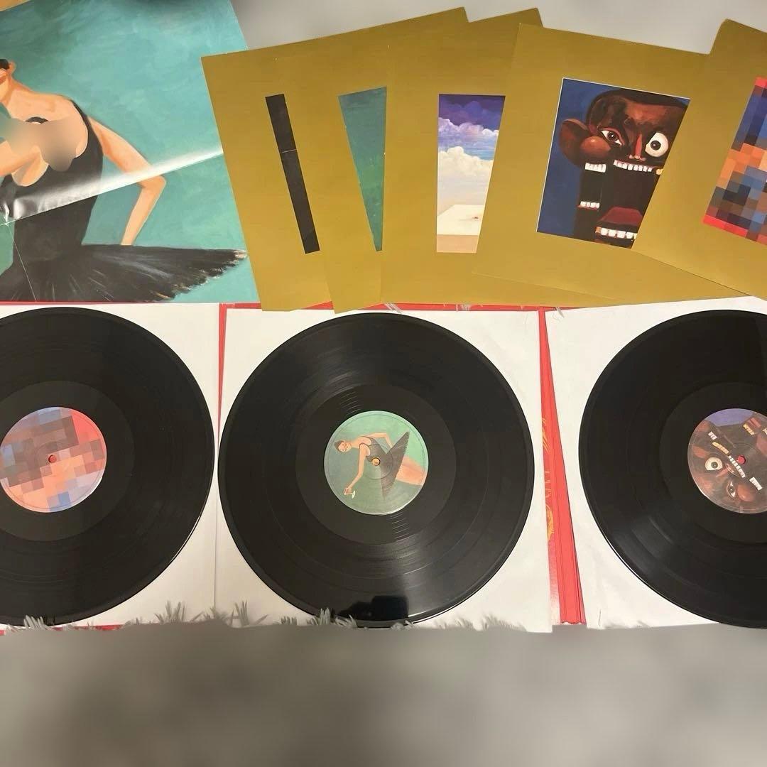 カニエ・ウェスト Kanye MBDTF レコード アナログ盤 - メルカリ