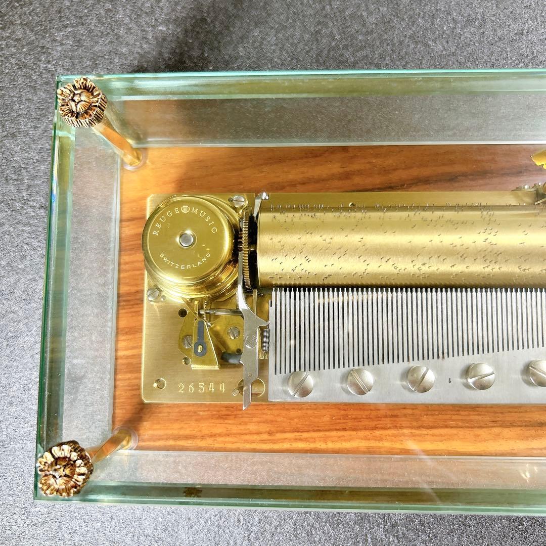 最高峰 REUGE 144弁 ガラスオルゴール 椿姫/ナブッコ/トロヴァトーレ