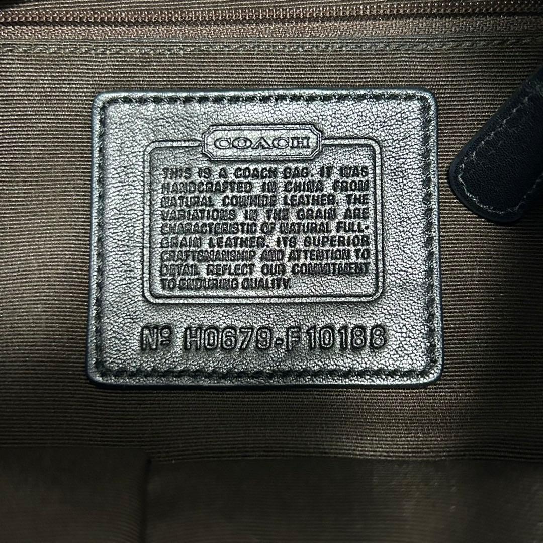 極美品】コーチ 10188 ソーホー スモールフラップ ワンハンドバッグ 茶