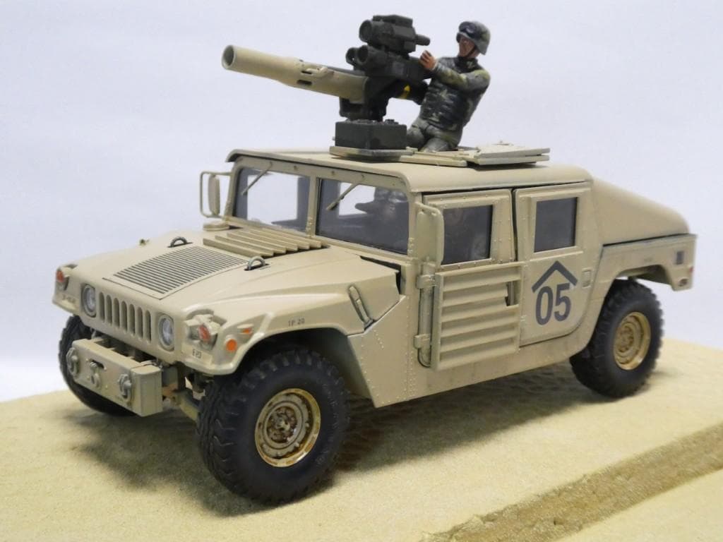 タミヤ　1/35　アメリカ陸軍 ハンビー TOW ミサイルキャリヤー　完成品 Amazon | タミヤ 1/35 ミリタリーミニチュアシリーズ ハンビー TOW