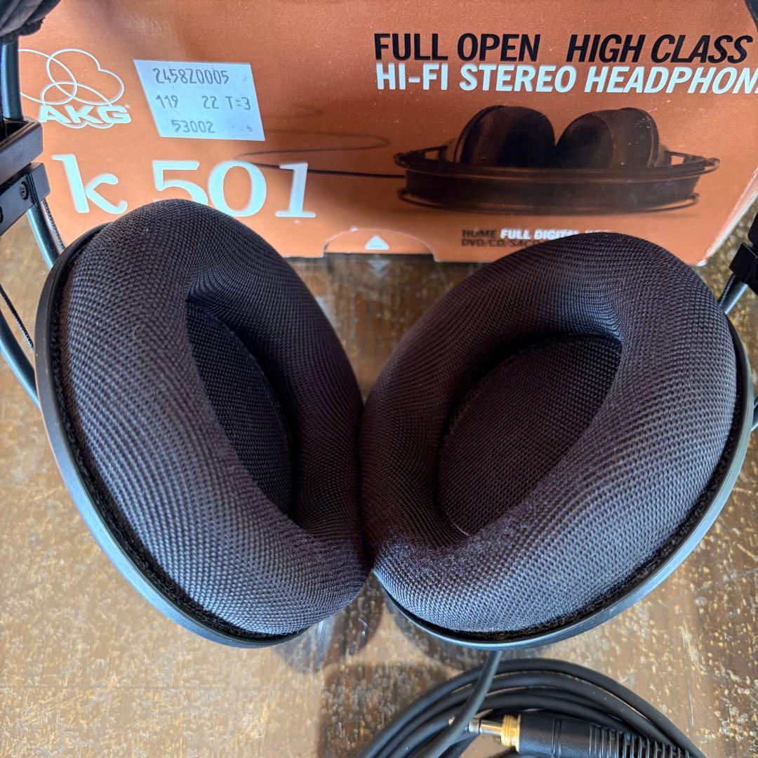 AKG K501 保証書・取扱説明書・外箱