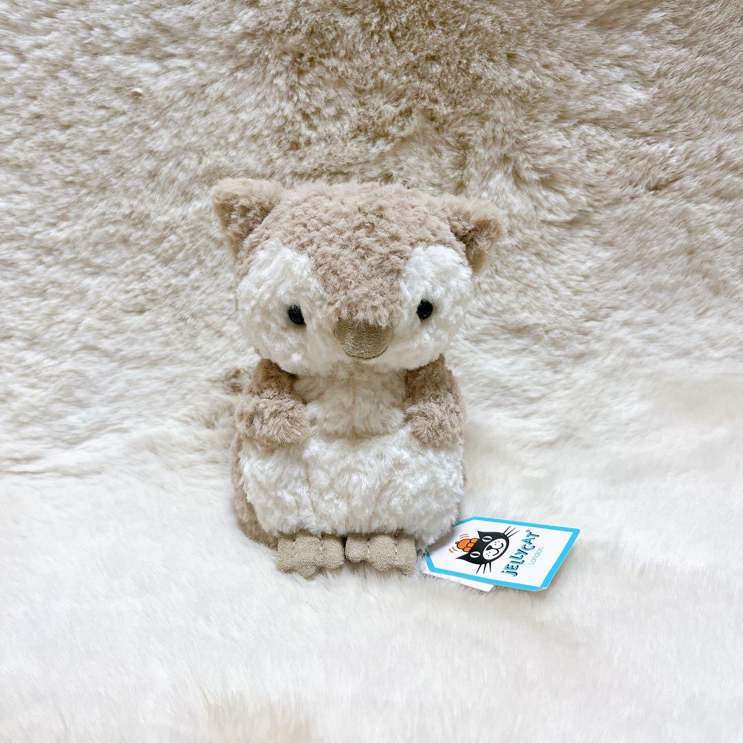 新品】ジェリーキャット フクロウ ふくろう ぬいぐるみ jellycat