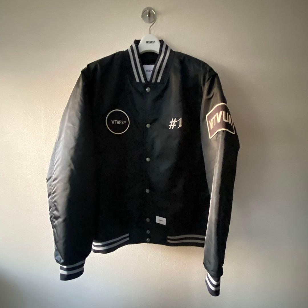 L WTAPS BENCH JACKET NYLON SATIN NAVY - メルカリ